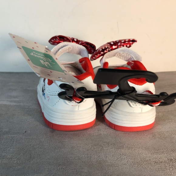 New ! Disney Minnie Mouse Girls  Baby Sneakers Trainers  Size 3 🥰 - Picture 7 of 11